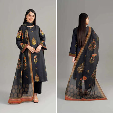 DHANAK 3PC DRESS