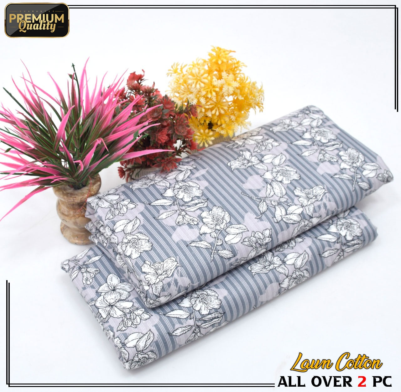Printed Cotton Lawn 2 Piece