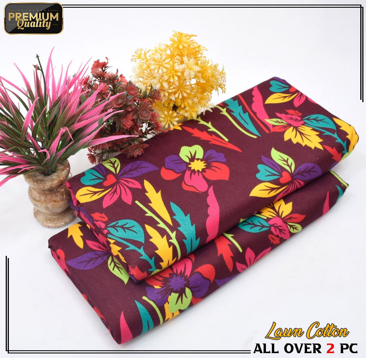 Printed Cotton Lawn 2 Piece