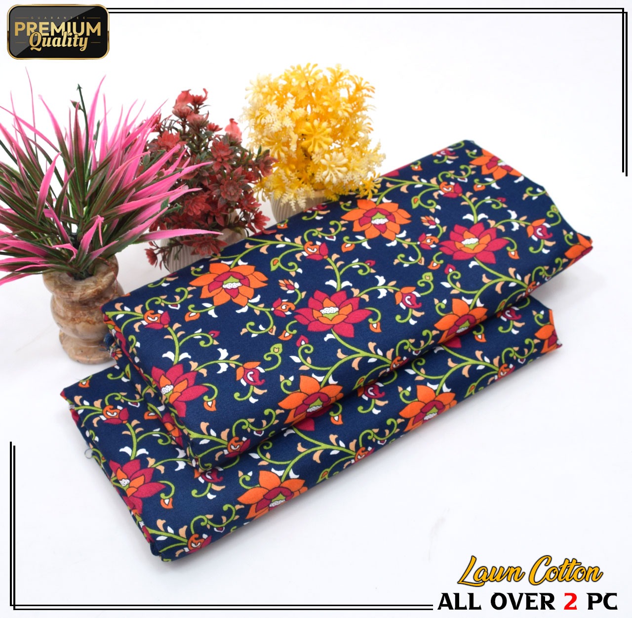 Printed Cotton Lawn 2 Piece