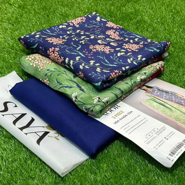 Printed Khaddar 3-Piece Suit