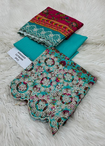 Chiken Kari Khaddar 3 Piece Suit