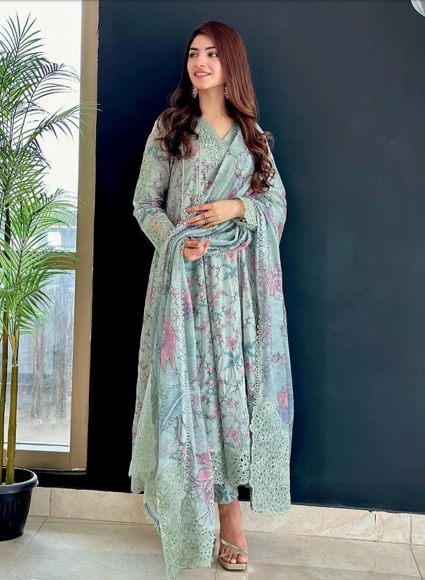 Khaddar Embroidered 3Piece Suit