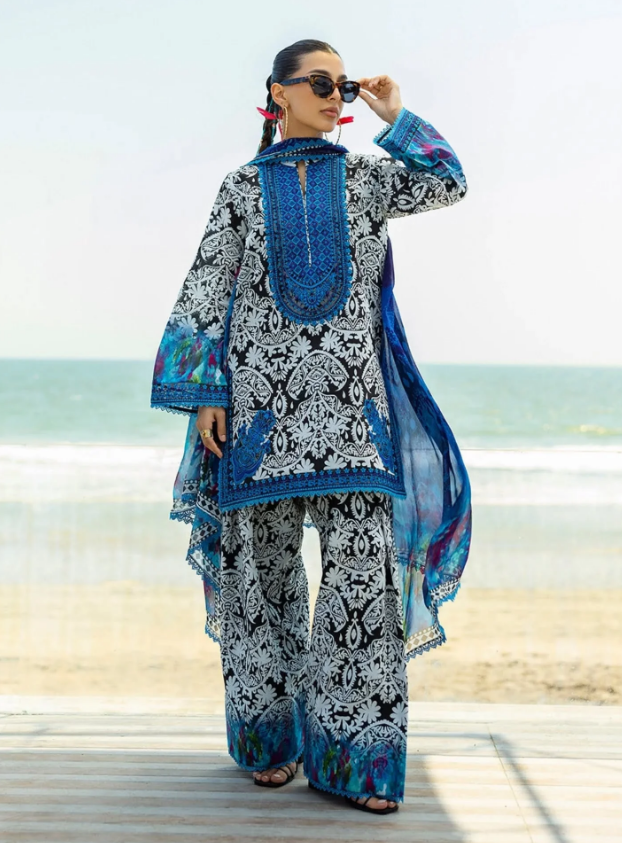 Khaddar Embroidered 3Piece Suit