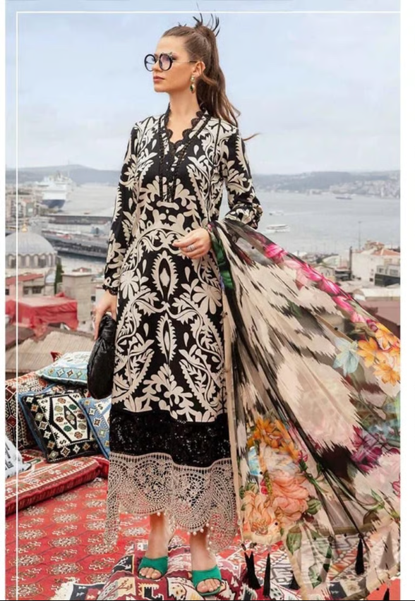 Khaddar Embroidered 3Piece Suit