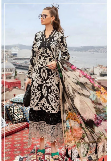 Khaddar Embroidered 3Piece Suit