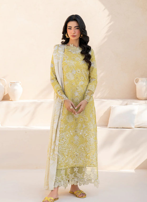 Khaddar Embroidered 3Piece Suit