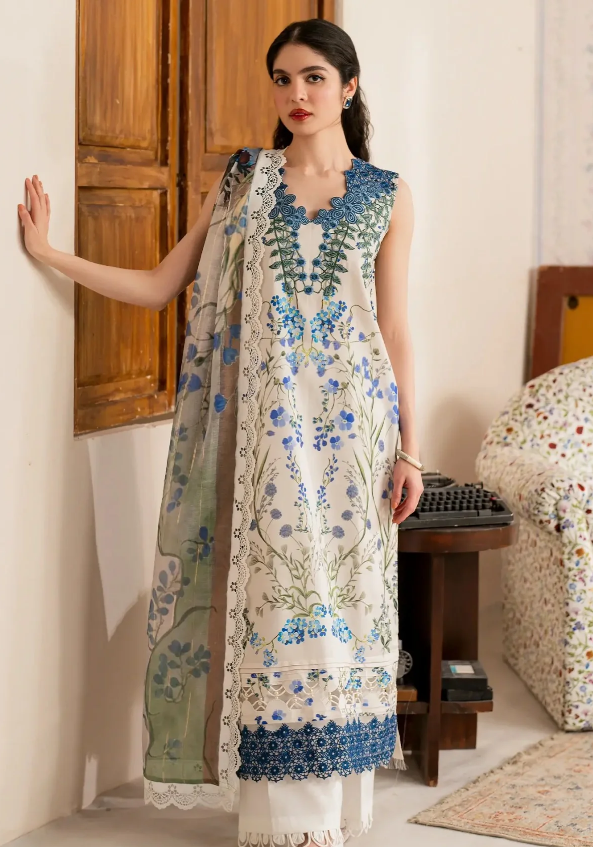 Khaddar Embroidered 3Piece Suit