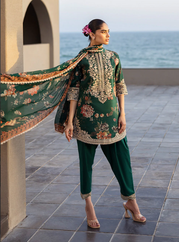 Khaddar Embroidered 3Piece Suit